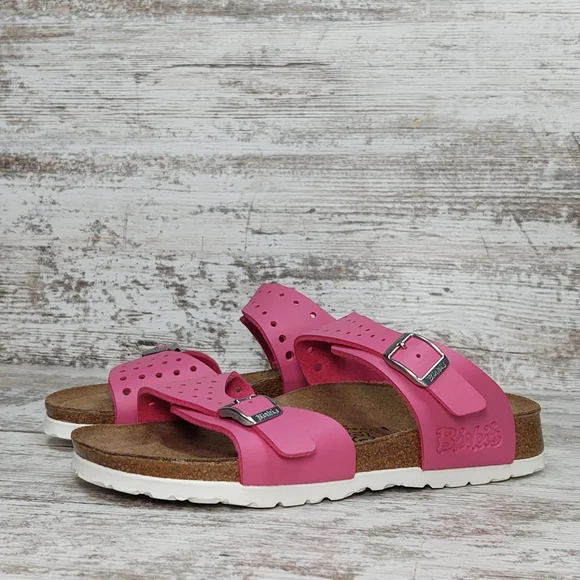 🟪NIB Sz 36 Birkenstock Birki's Pink Freeport Slide Sandal - Picture 4 of 16